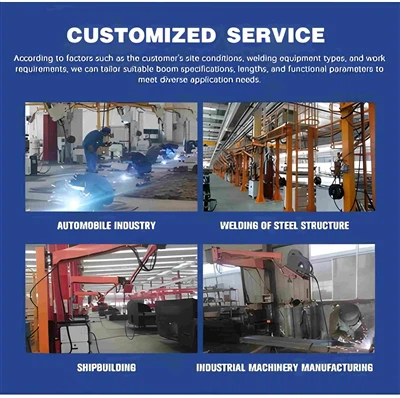 Xutai طفرة اللحام الميكانيكية مزايا التكيف اللحام المساعد